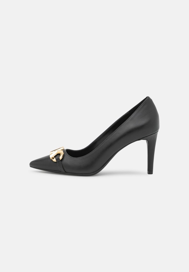 Escarpin Cuir Lanette Noir - Talons Classiques Gabor | Exclusif